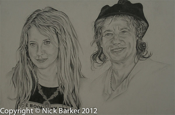 Bob and Peaches - Graphite - £Sold