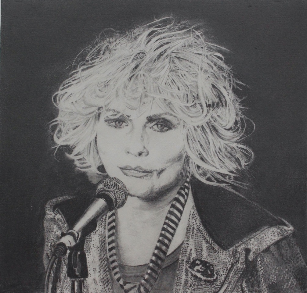 Debbie Harry - Graphite - Framed Original - £500