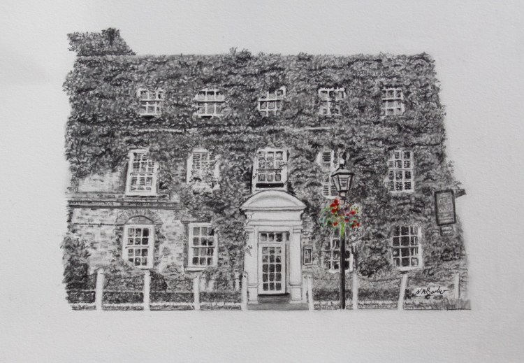 Commission - The Old House Hotel, Wickham - Graphite