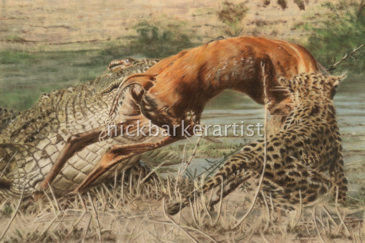 Winner Takes All - Pastel - Framed Original - £3,000